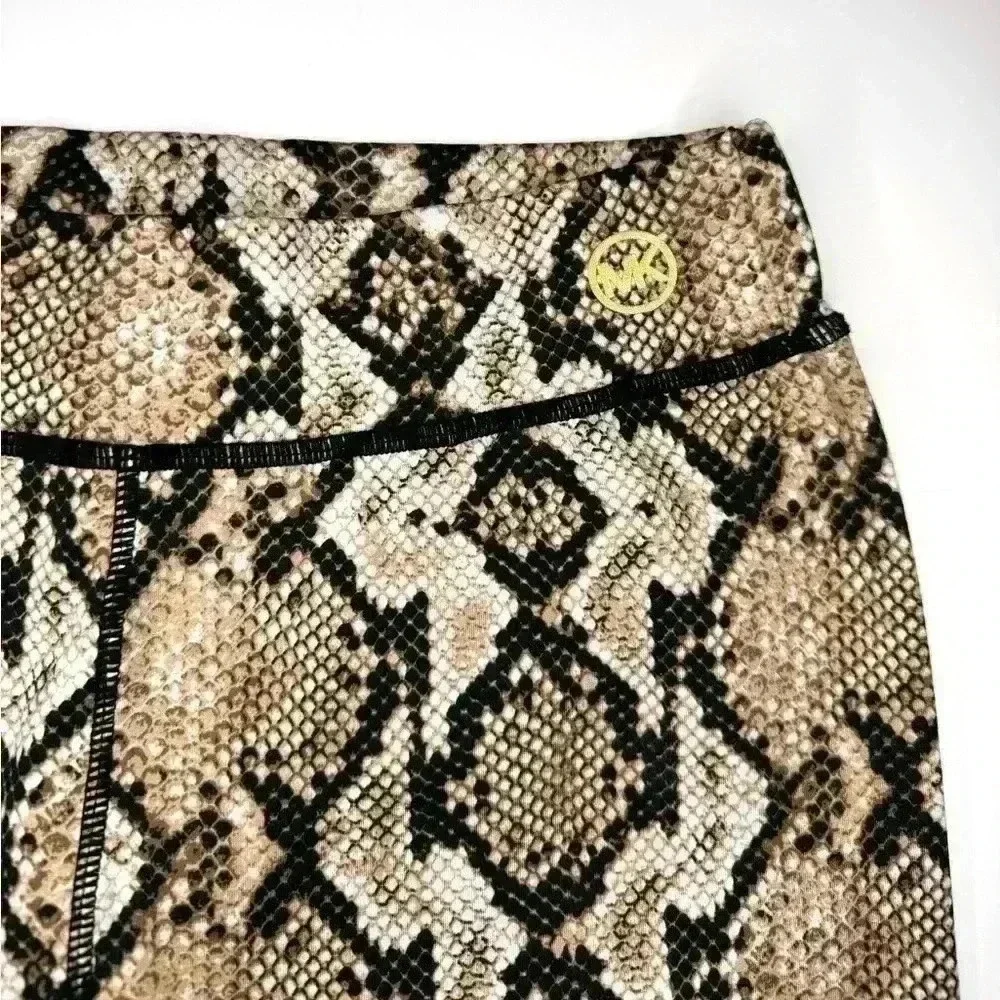 Michael Kors Womens Animal Print Leggings Size XS